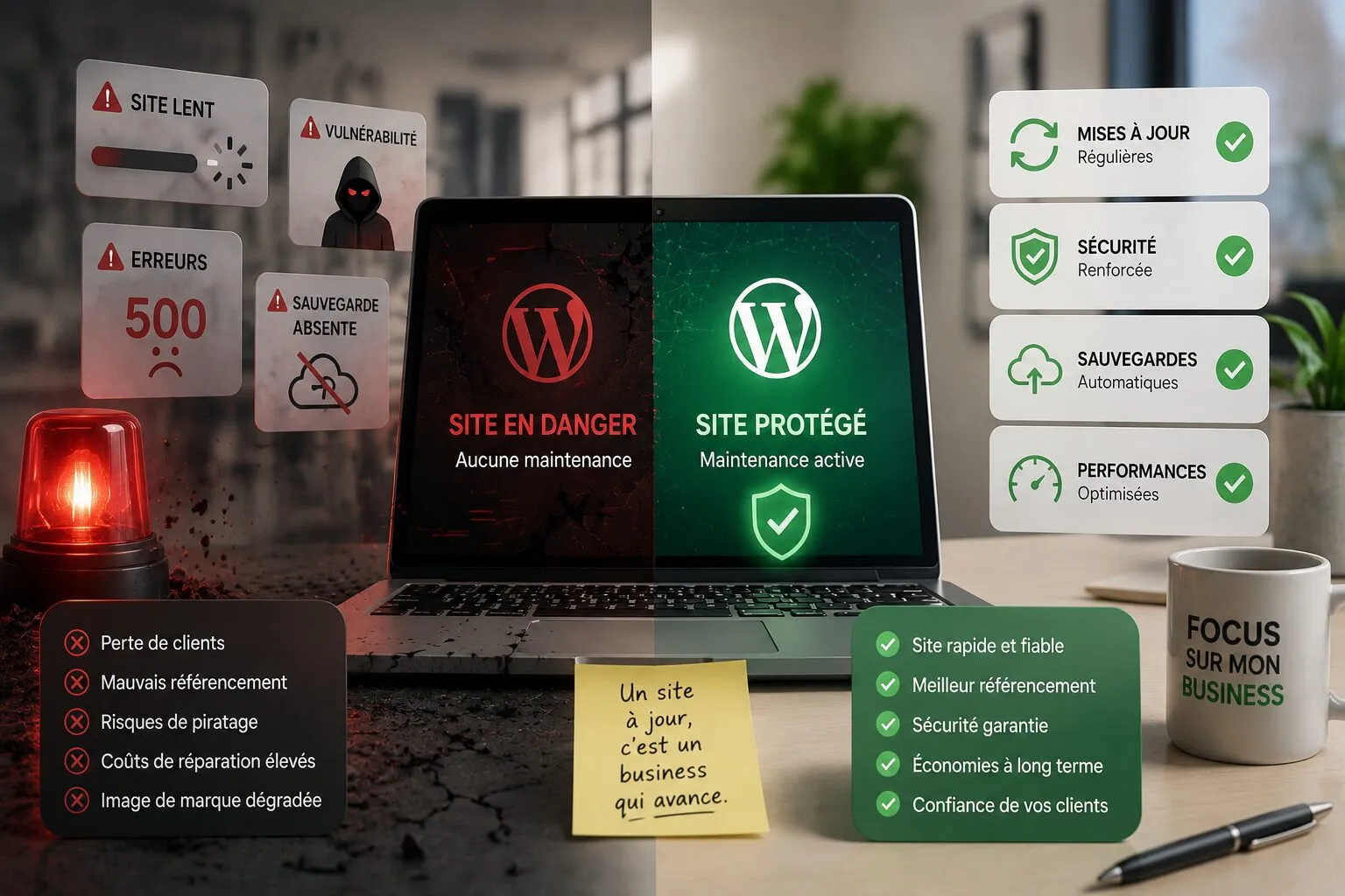 maintenance wordpress