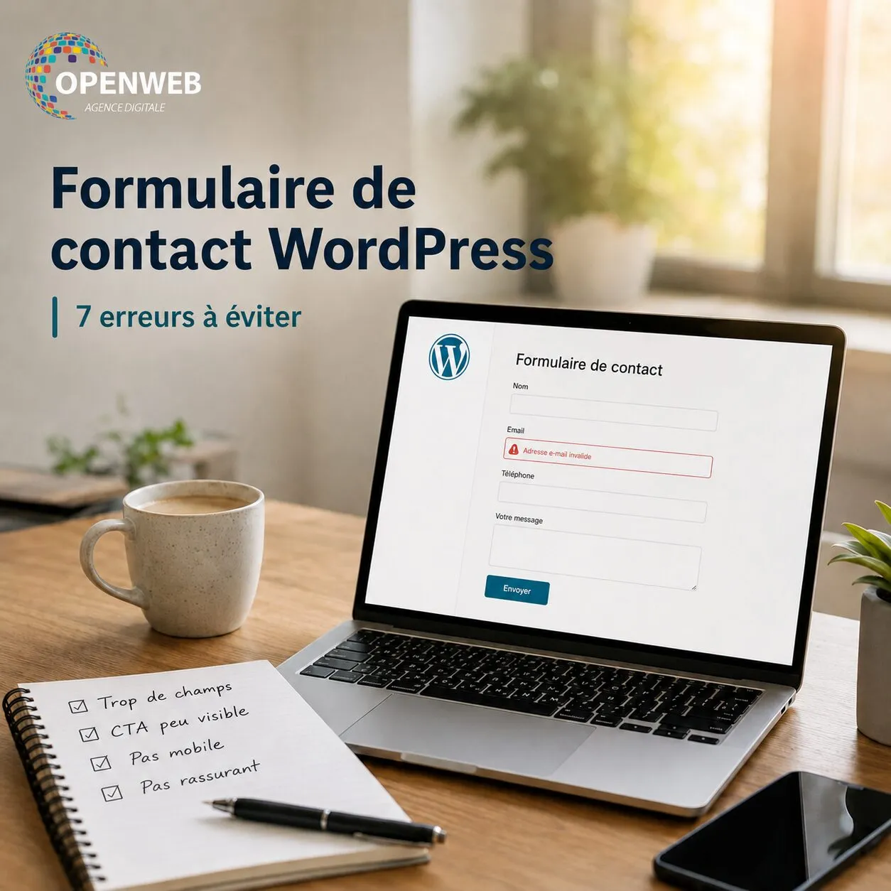 Formulaire Contact WordPress