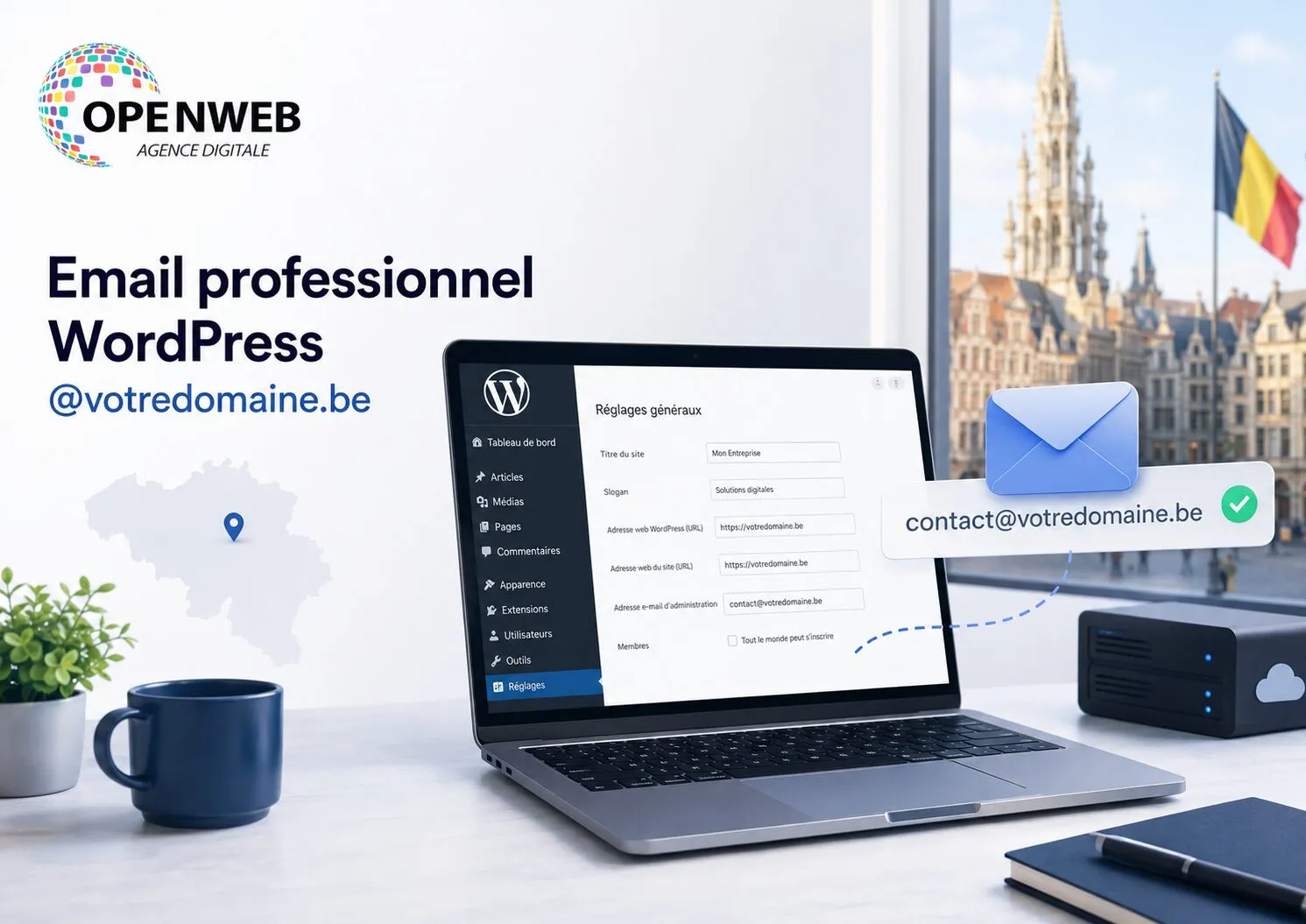 Email Professionnel WordPress